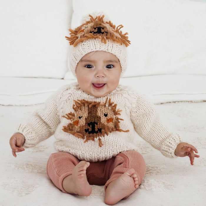 Lion Fringe Beanie Hat