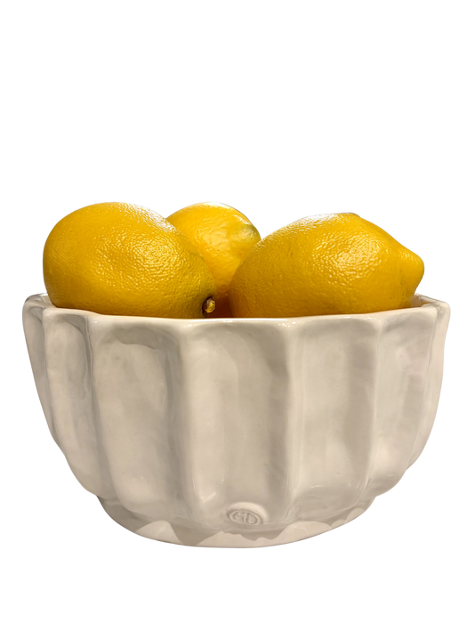White Handmade Bowl