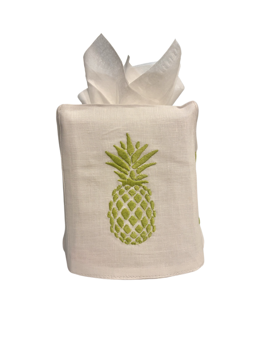 Linen Tissue Box Cover