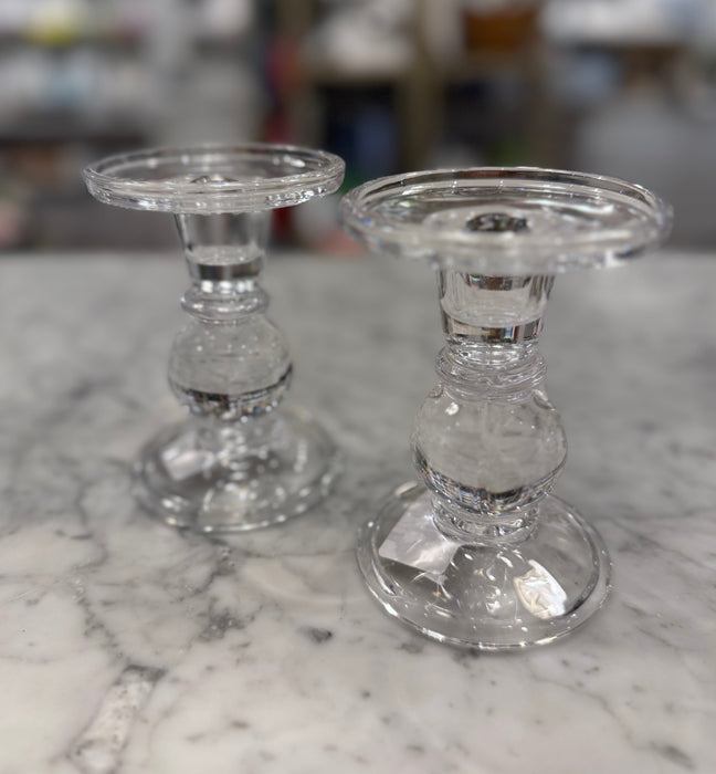 Glass Candle Sticks