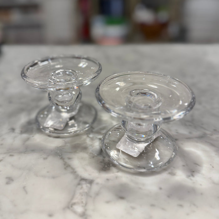 Glass Candle Sticks