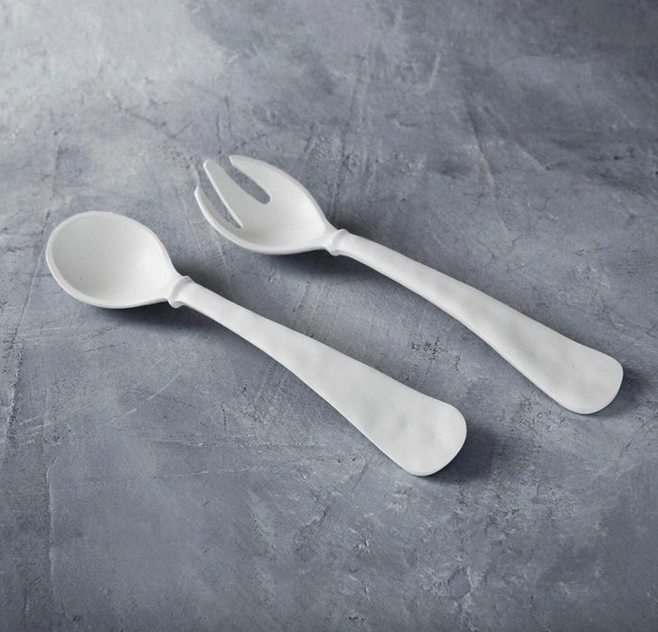 Vida Nube Melamine Medium Bowl with Salad Servers