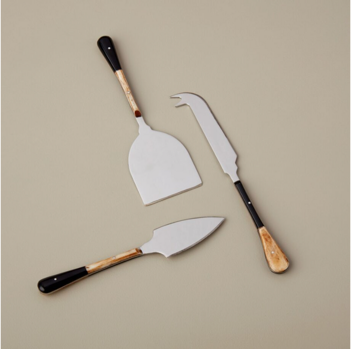 Reid Horn 3-Piece Cheese Set