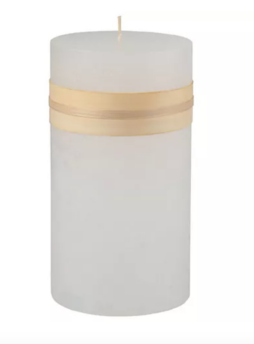 3 x 6 white pillar candle