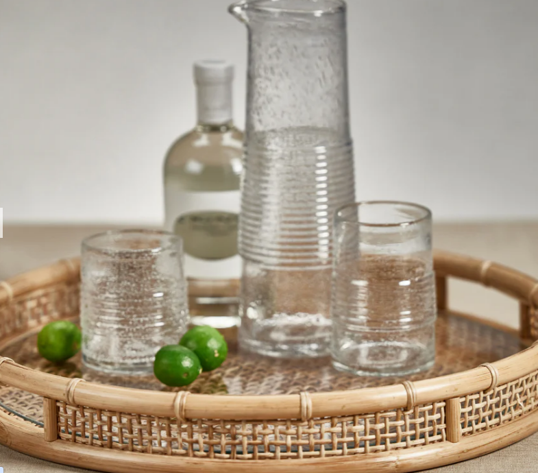 Rattan Round Tray