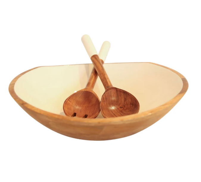 Montauk Bowl with Salad Servers
