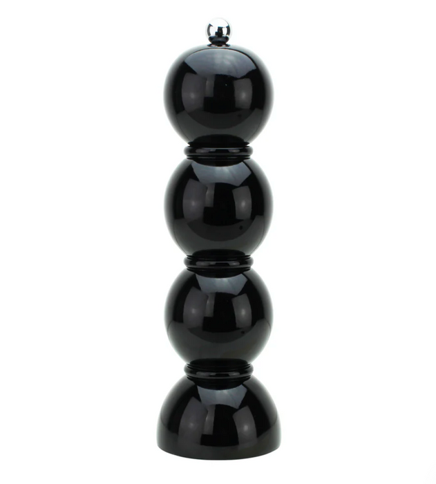 Lacquered Bobbin Salt & Pepper Grinders