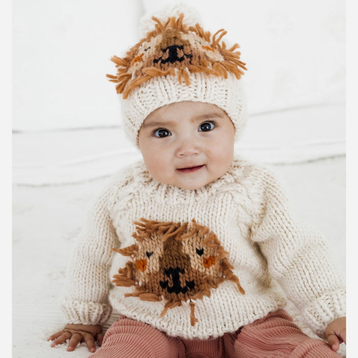 Lion Fringe Beanie Hat